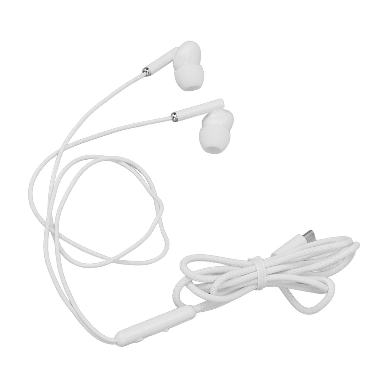 ホワイト 有線イヤホン USB-C ボリュームコントロール Amazon.co.jp: タイプ C 有線イヤホン ユニバーサル重低音ボリューム